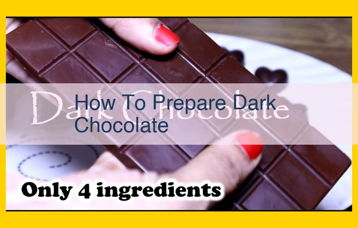 How to Make Dark Chocolate: A Step-by-Step Guide