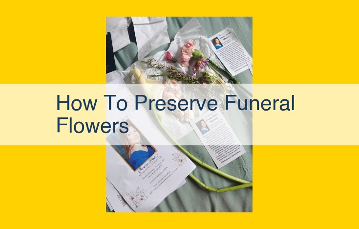 Preserve Funeral Flowers: A Guide to Cherishing Memories of Loved Ones