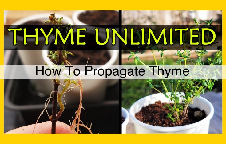 Ultimate Guide to Propagating Thyme: Cuttings, Layering, and Division