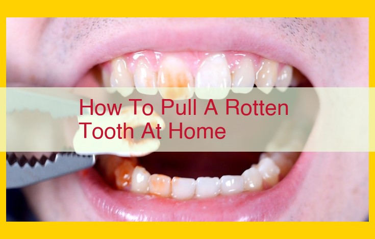 Pulling a Rotten Tooth at Home: Risks and Emergency Procedures