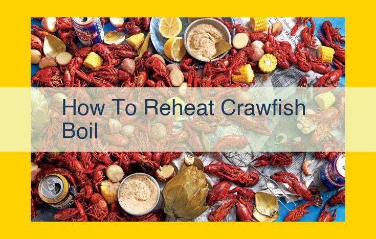 Easy and Effective Methods for Reheating a Crawfish Boil