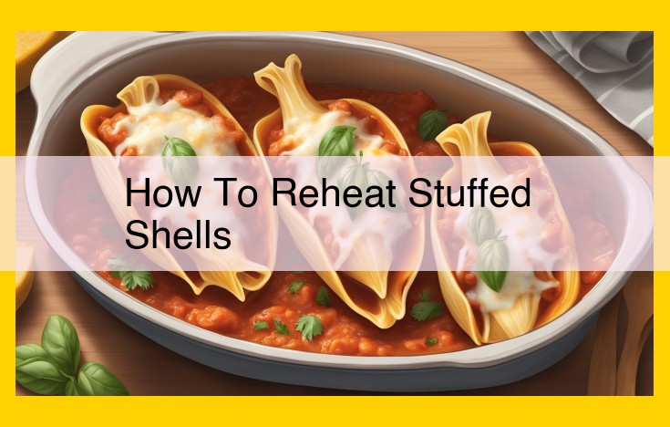 Reheating Stuffed Shells: A Comprehensive Guide for Optimal Flavor and Safety