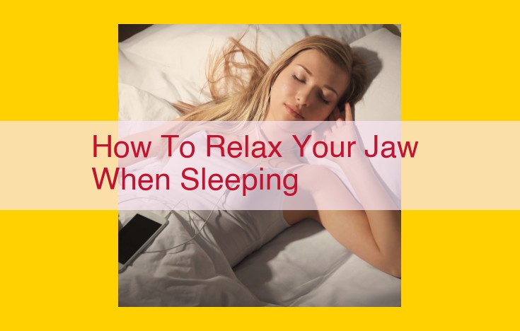 Relax Your Jaw During Sleep: Discover the Benefits of Nightguards for TMJ and Bruxism