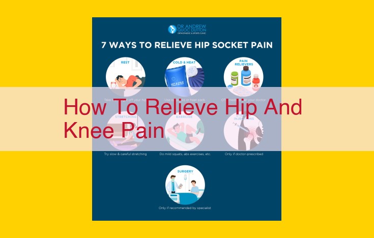 Ultimate Guide to Relieving Hip and Knee Pain: Expert Advice, Exercise, and Complementary Therapies