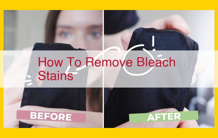 How to Remove Bleach Stains: Step-by-Step Guide for Quick and Effective Results