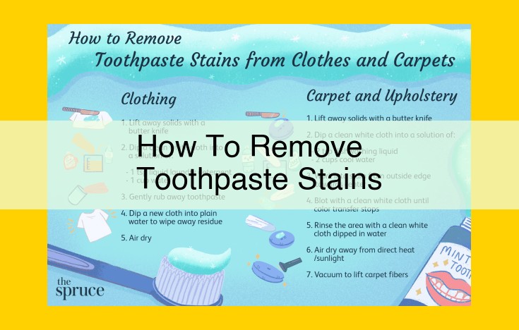 Ultimate Guide to Removing Toothpaste Stains: Effective Methods for Various Fabrics