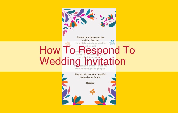 How to Respond to a Wedding Invitation: A Step-by-Step Guide