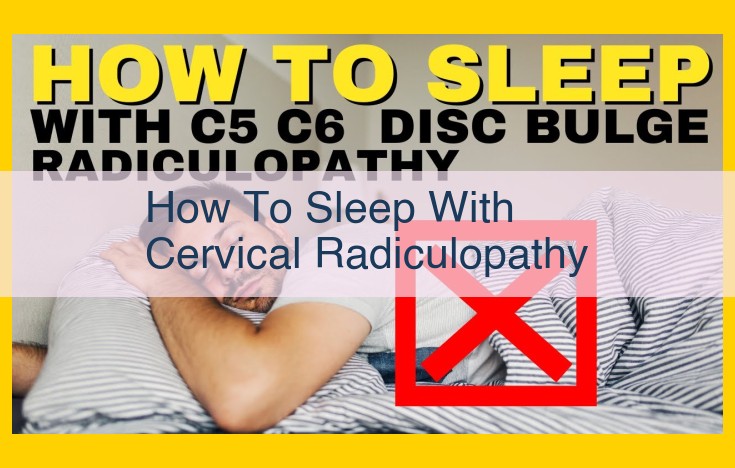 Cervical Radiculopathy Pain Relief for Sleep: Medications, Therapies, and Lifestyle Changes