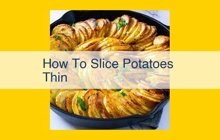 How to Slice Potatoes Thin: A Culinary Guide to Perfect Potato Slices