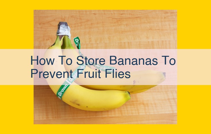 Ultimate Guide: Keep Bananas Fly-Free! Preventing Fruit Fly Infestation in Bananas