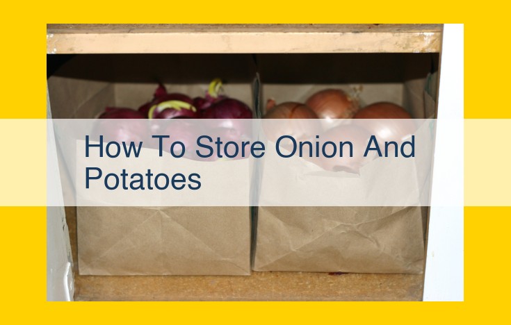 Optimal Storage Techniques for Onions and Potatoes: Extending Freshness and Preventing Spoilage