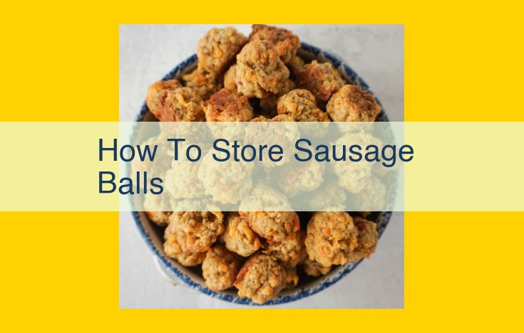 Optimal Storage Guide for Sausage Balls: Refrigeration and Freezing Techniques