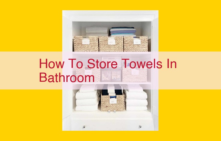 Maximize Bathroom Storage: Towel Organization Tips for Efficiency and Aesthetics