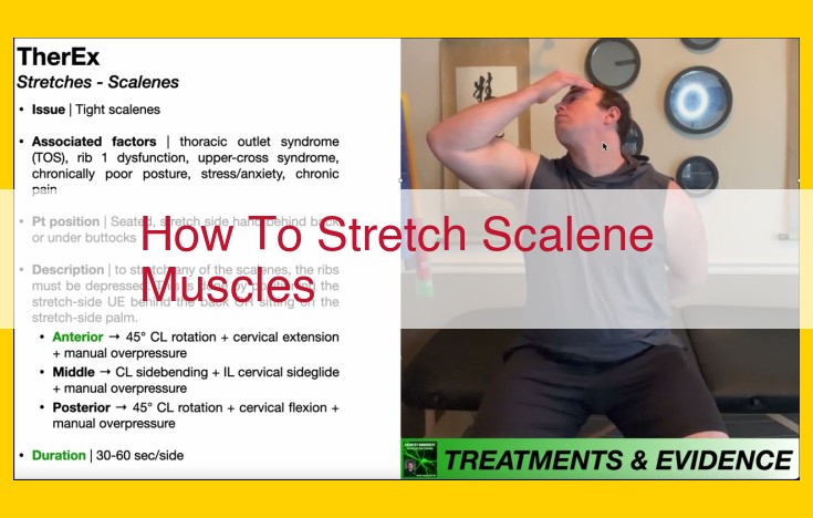 5-Minute Scalene Muscle Stretch Guide: Relieve Neck Tightness