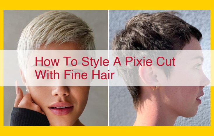 Volumizing Fine Pixie Cuts: Tips, Tricks, and Products for Illusion of Fullness