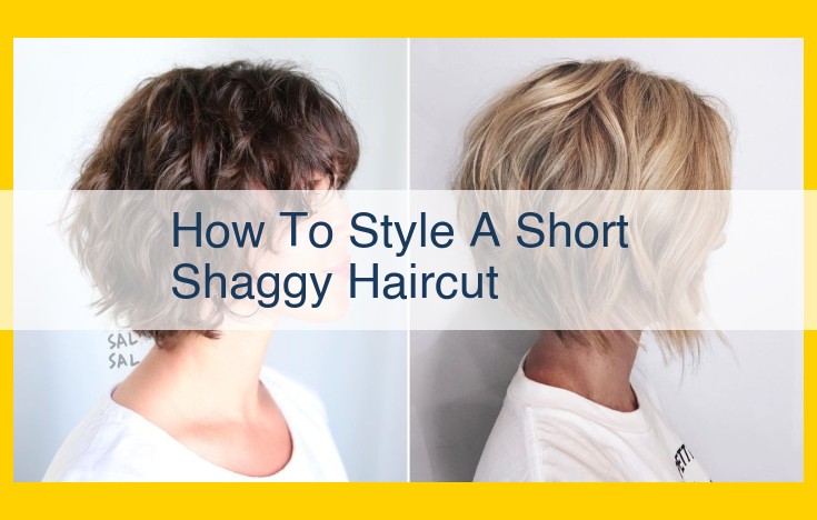 Expert Guide: Styling a Short Shaggy Haircut for Volume and Texture