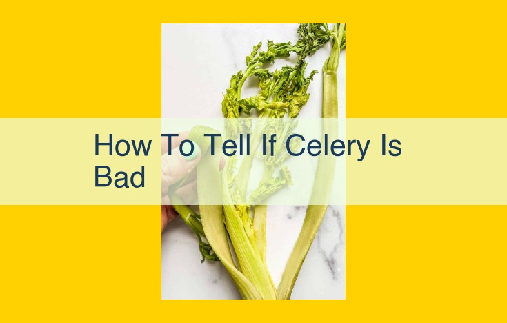 Ultimate Guide: Detecting Spoiled Celery & Ensuring Freshness