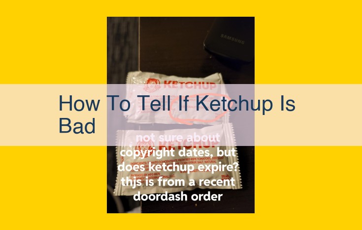 Detect Spoiled Ketchup: Visual, Olfactory & Taste Indicators to Ensure Food Safety