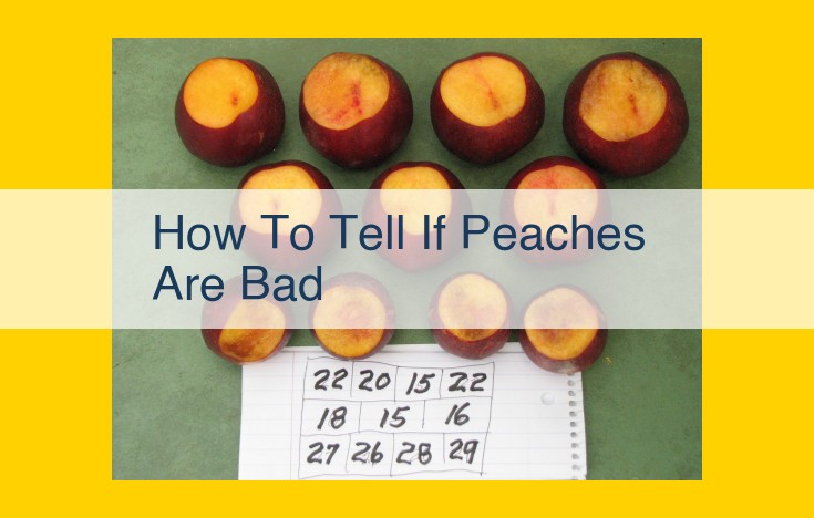 How to Identify Spoiled Peaches: A Comprehensive Guide to Fruit Characteristics