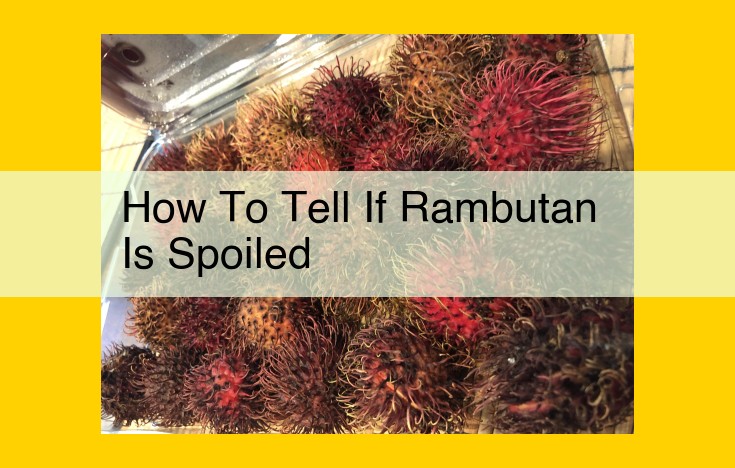 How to Identify Spoiled Rambutans: A Guide to Prevent Food Waste and Health Risks