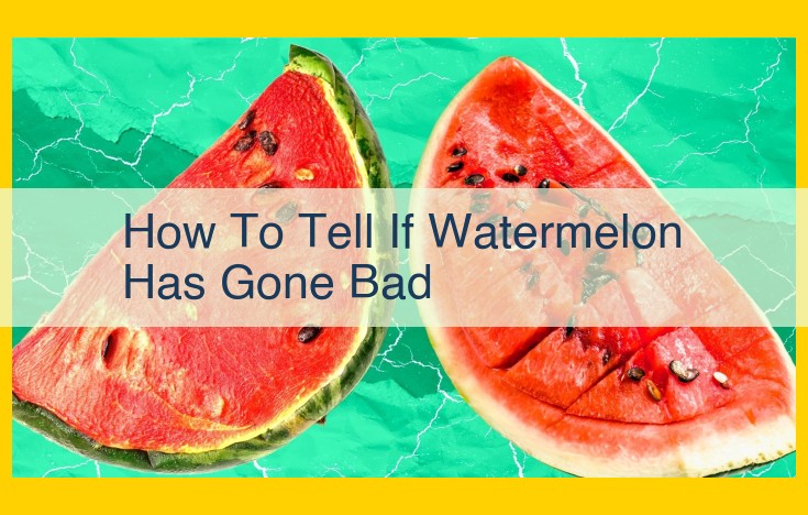 How to Identify and Prevent Spoiled Watermelon: A Comprehensive Guide