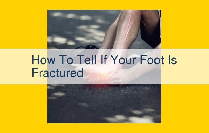 Telltale Signs of a Fractured Foot: Symptoms, Causes, and Treatment Options