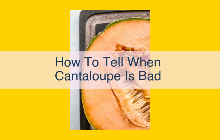 Signs of Cantaloupe Spoilage: A Comprehensive Guide to Avoid Foodborne Illness