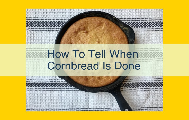 Essential Indicators for Determining the Perfect Doneness of Cornbread