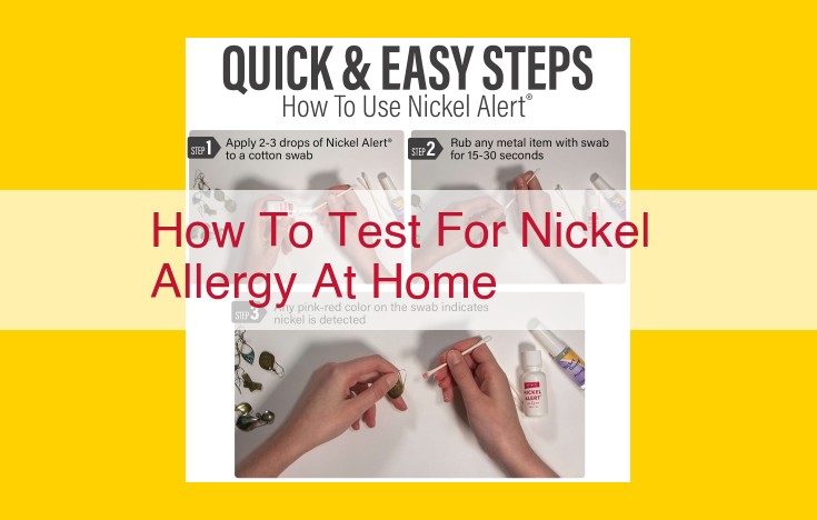 Comprehensive Home Nickel Allergy Test: DIY Patch Test Guide