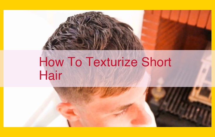 Expert Guide: Enhancing Short Hair Texture with Styling Techniques