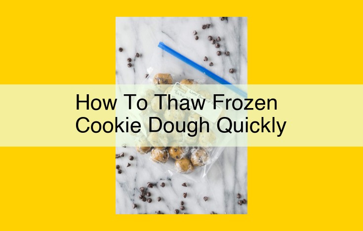 Quick Thaw Frozen Cookie Dough: Microwave vs. Countertop Methods