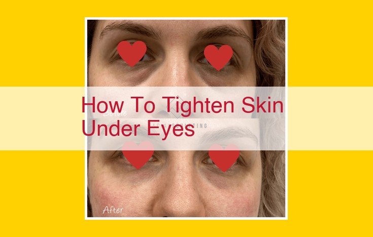 How to Tighten Skin Under Eyes: A Comprehensive Guide from Aging Prevention to Non-Surgical Solutions