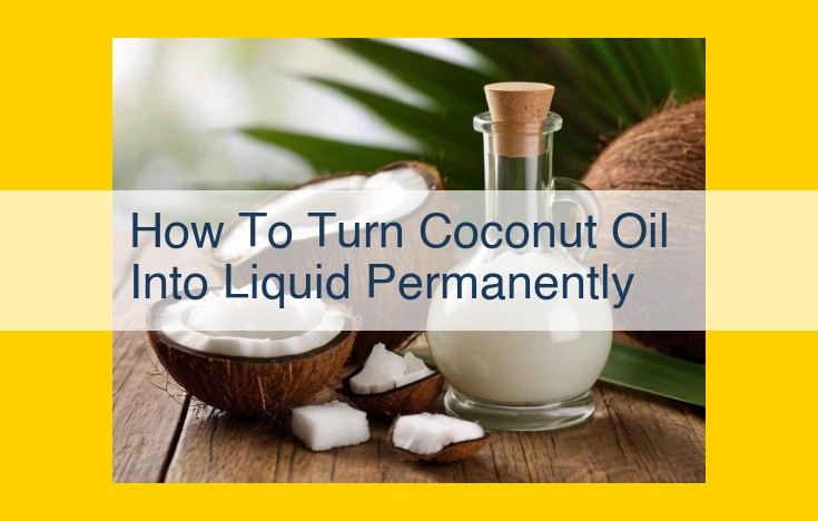 Ultimate Guide: How to Liquefy Coconut Oil Permanently