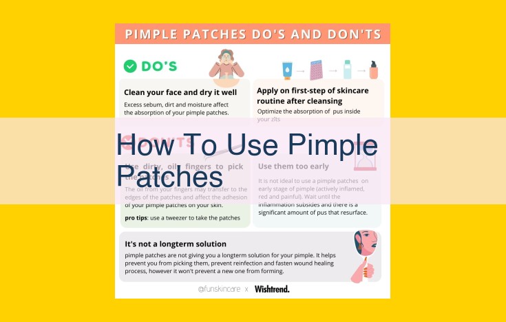 Perfect Pimple Concealment: A Step-by-Step Guide Using Hydrocolloid Patches