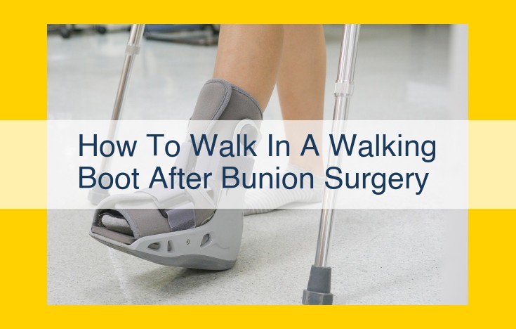 Bunion Surgery Recovery: Essential Walking Boot Guidelines for Optimal Healing