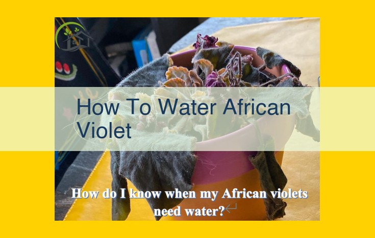 Optimized Title for SEO: Comprehensive Guide to Caring for African Violets: Watering, Environment, and Monitoring