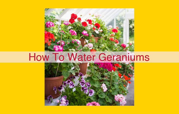 Understanding Geraniums' Water Needs: A Comprehensive Guide for Optimal Plant Health