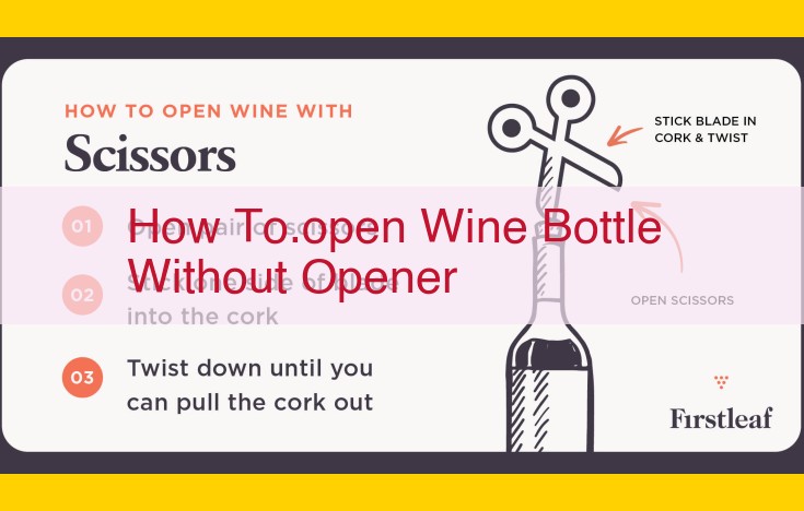 Unconventional Wine Bottle Opening Techniques: Tools, Tips, and Safety Precautions