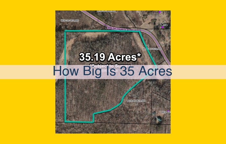 35 Acres: A Comprehensive Guide to a Large Land Area