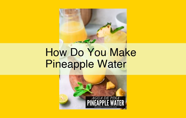 Expert Guide: Craft Refreshing Pineapple Water for Hydration and Flavor