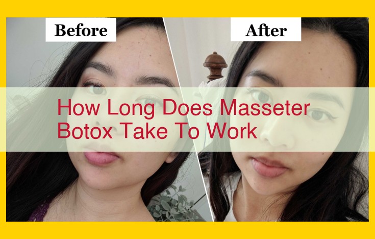 Botox Injections for Masseter Muscle: Timeline and Results