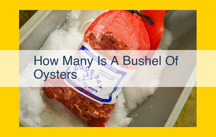 Understanding Bushels of Oysters: Measurement, Classification, and Market Impact