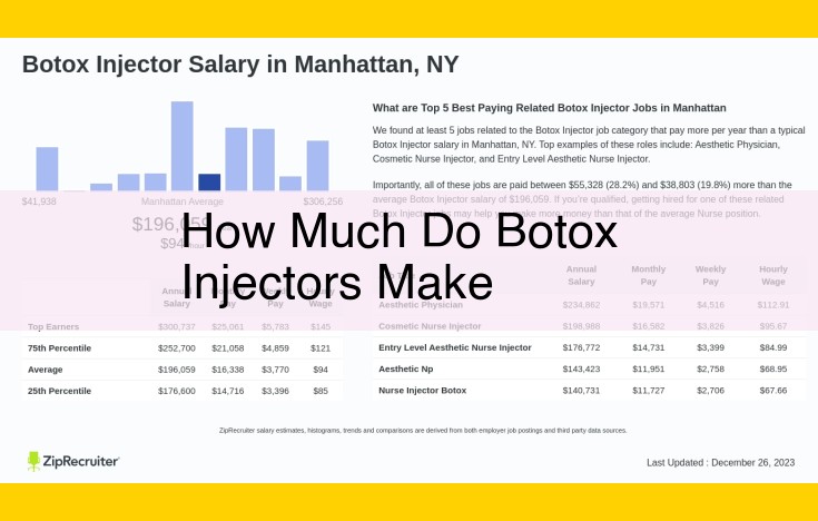 Unveiling the Lucrative World of Botox Injectors: Salary Insights and Factors