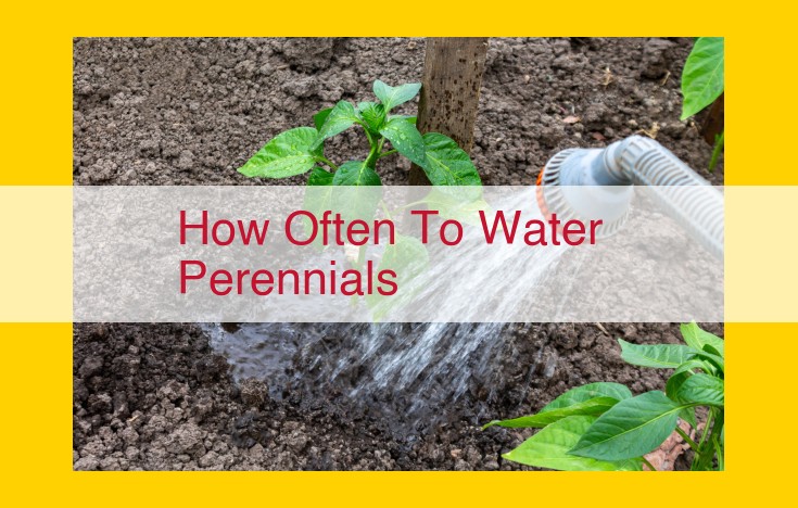 The Ultimate Guide to Water Management for Thriving Perennials: Soil Moisture, Irrigation, and Drainage