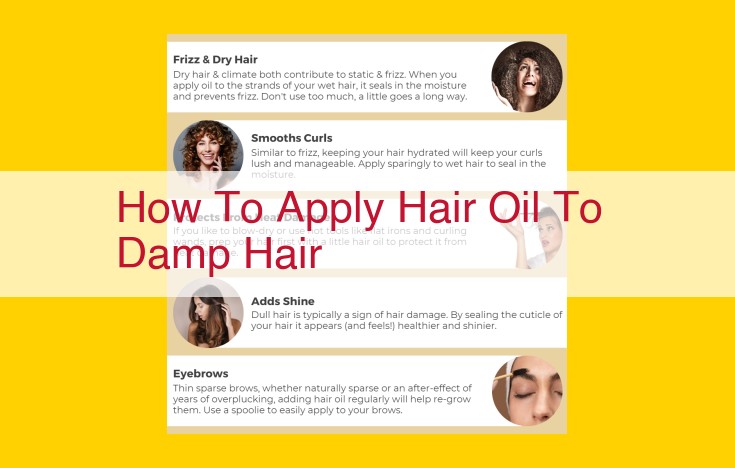 How to Apply Hair Oil for Nourished, Shiny Locks