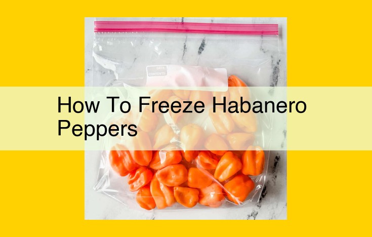 Freeze Habanero Peppers: Step-by-Step Guide for Extended Preservation