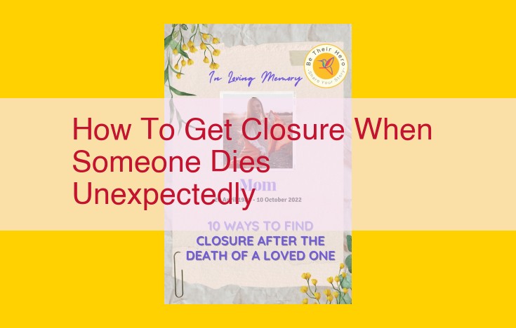 Navigating End-of-Life Matters: A Guide to Support after an Unexpected Death