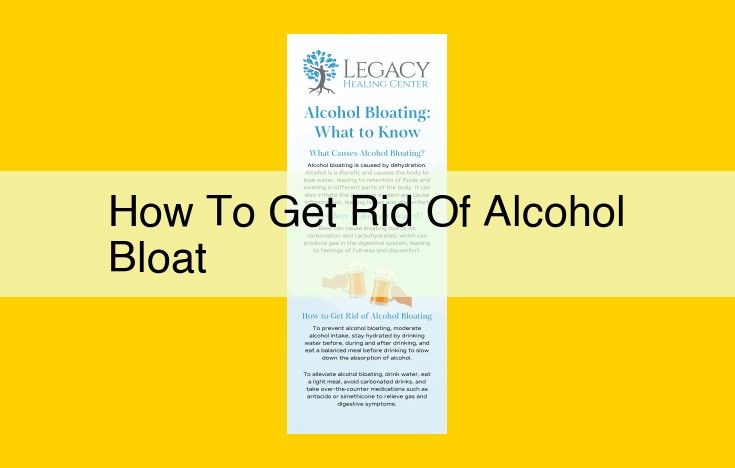 Combating Alcohol Bloat: Medical Options, Dietary Guidance, and Addiction Support