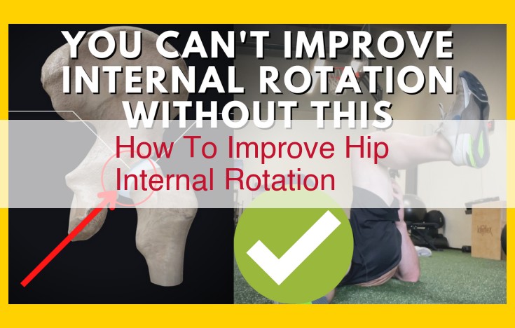 Enhanced Hip Internal Rotation: Exercises to Improve Mobility and Prevent Pain