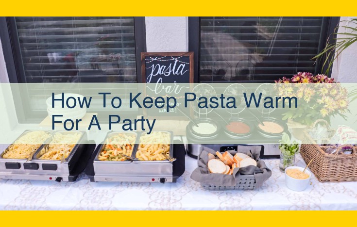 Keep Your Pasta Warm: 6 Effective Techniques for Parties and Gatherings